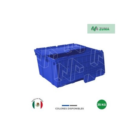 Caja de Bisagras 60-50 con tapa 61 x 49 x 32 cm