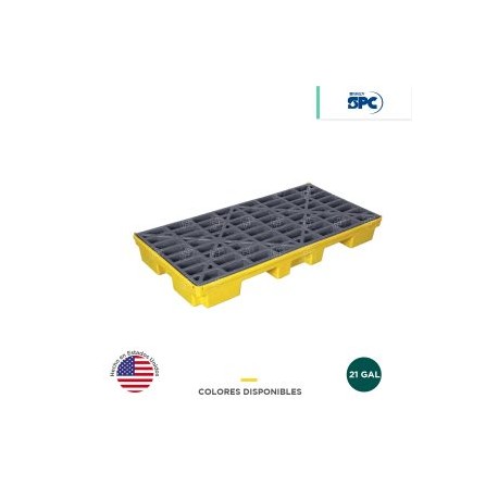 Plataforma antiderrames 2 tambos SPC
