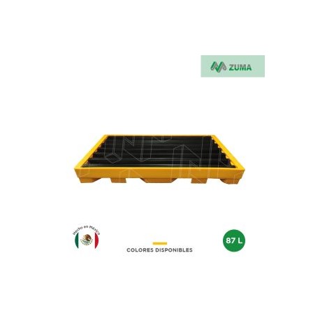 Plataforma antiderrames 2 tambos